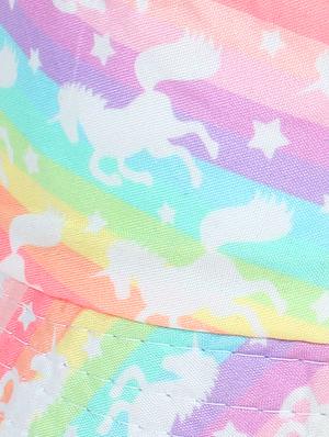 multi color printed bucket hat - 17745781 - Standard Image - 4