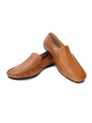 brown leather slip on loafers - 17746208 - Standard Image - 3