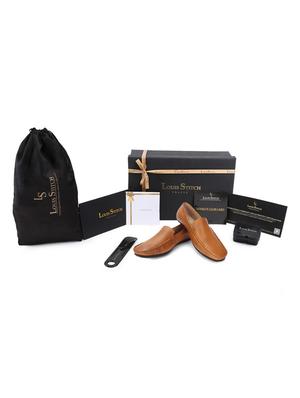 brown leather slip on loafers - 17746208 - Standard Image - 5