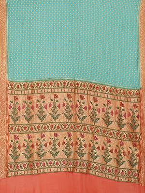 zari work banarasi saree with blouse - 17748098 - Standard Image - 4