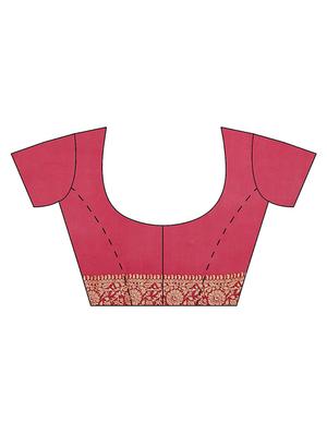 zari work banarasi saree with blouse - 17748535 - Standard Image - 3