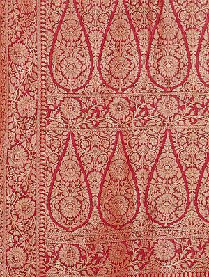 zari work banarasi saree with blouse - 17748535 - Standard Image - 4