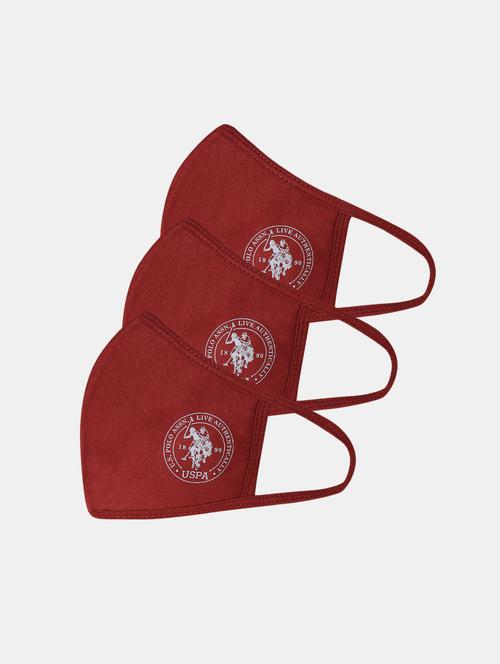 brown cotton solid men mask - 17748689 - Standard Image - 1