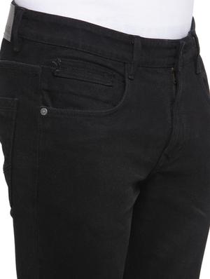 black solid denim washed jean - 17749261 - Standard Image - 5