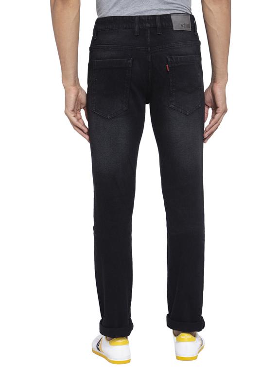 black solid denim washed jean - 17749264 - Zoom Image - 3