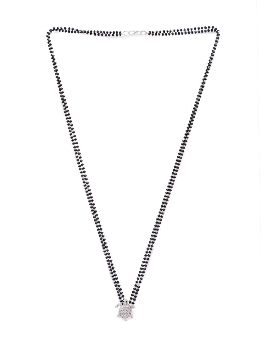 silver beads mangalsutra - 17749357 - Zoom Image - 1