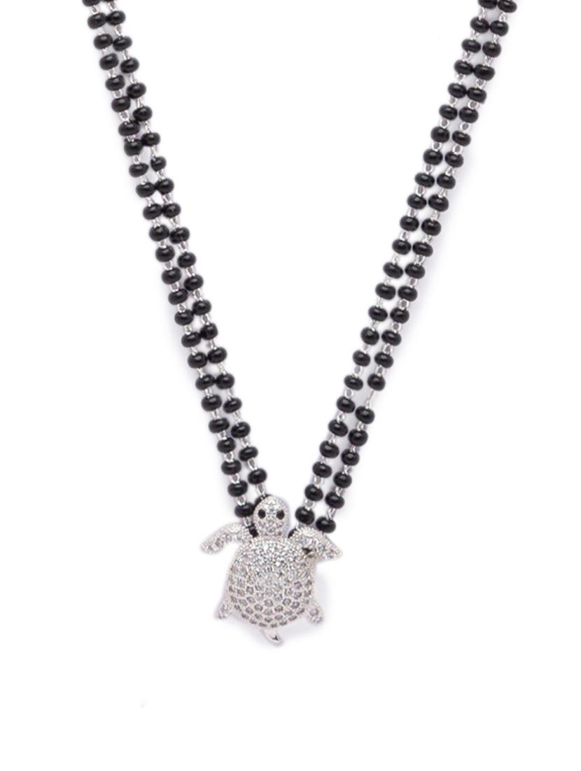 silver beads mangalsutra - 17749357 - Zoom Image - 3