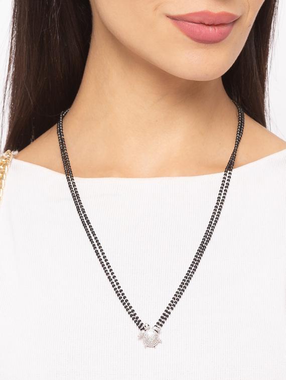 silver beads mangalsutra - 17749357 - Zoom Image - 4