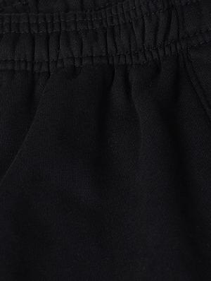 black solid full length track pant - 17749673 - Standard Image - 5