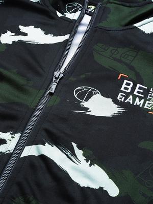 black camouflage printed casual jacket - 17749689 - Standard Image - 5
