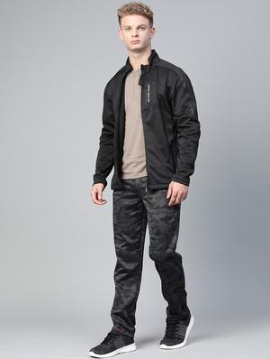 black solid casual jacket - 17749694 - Standard Image - 4