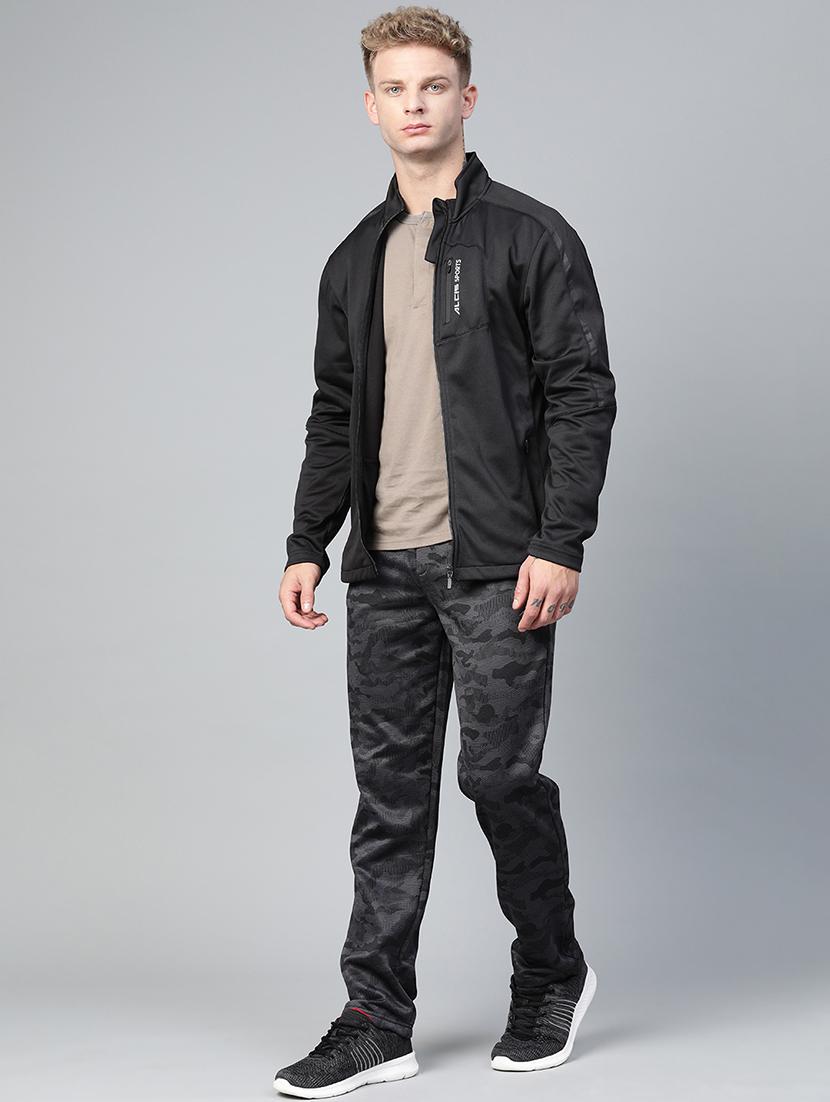 black solid casual jacket - 17749694 - Zoom Image - 4