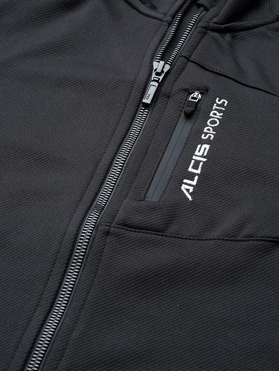 black solid casual jacket - 17749694 - Zoom Image - 5