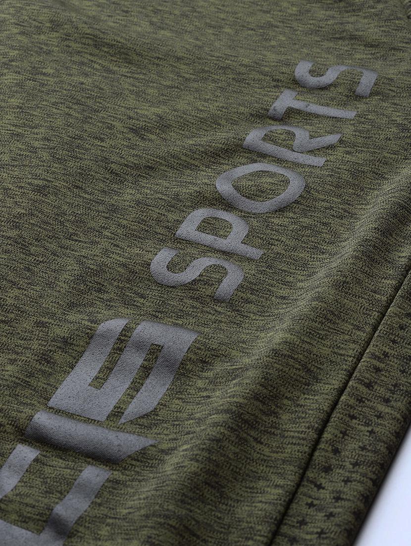 olive green printed raglan t-shirt - 17749742 - Zoom Image - 5