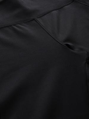 high rise solid track pant - 17749757 - Standard Image - 5