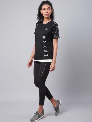 high rise solid track pant - 17749768 - Standard Image - 4