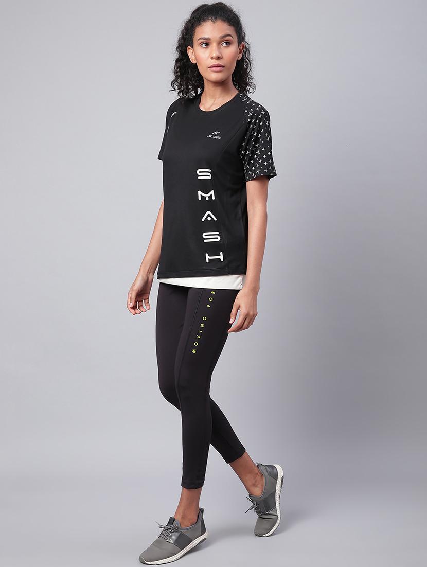 high rise solid track pant - 17749768 - Zoom Image - 4