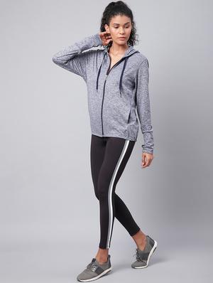 high rise side taped track pant - 17749773 - Standard Image - 4