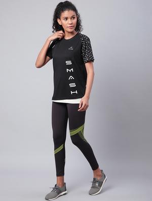 high rise contrast detail track pant - 17749775 - Standard Image - 4