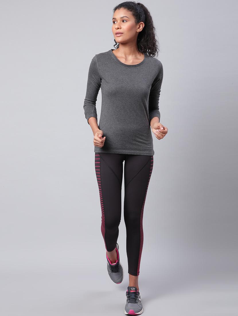 high rise contrast detail track pant - 17749790 - Zoom Image - 4