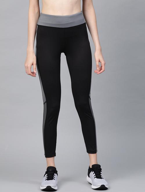 high rise contrast detail track pant - 17749794 - Standard Image - 1