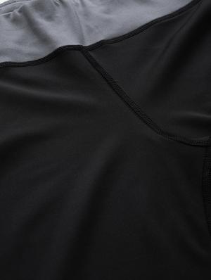 high rise contrast detail track pant - 17749794 - Standard Image - 5