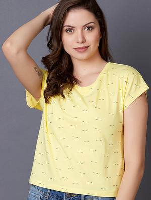 round neck printed tee - 17750036 - Standard Image - 5