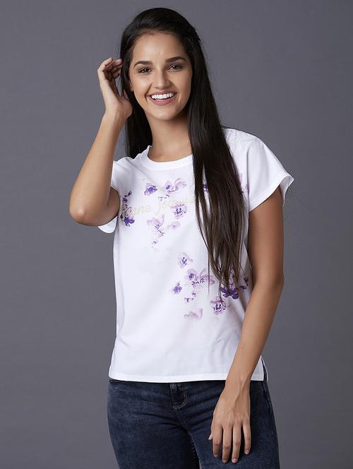 round neck graphic tee - 17750085 - Standard Image - 1