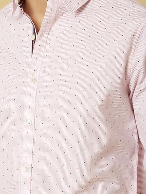 pink printed casual shirt - 17750296 - Standard Image - 4