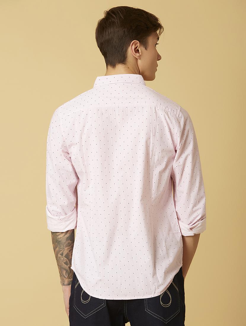 pink printed casual shirt - 17750296 - Zoom Image - 3