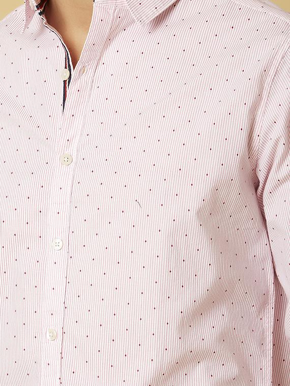 pink printed casual shirt - 17750296 - Zoom Image - 4