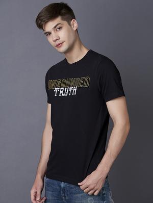 black printed t-shirt - 17750389 - Standard Image - 2