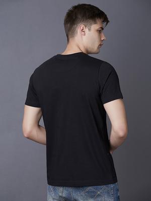 black printed t-shirt - 17750389 - Standard Image - 3