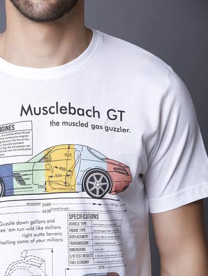 white printed t-shirt - 17750438 - Standard Image - 5