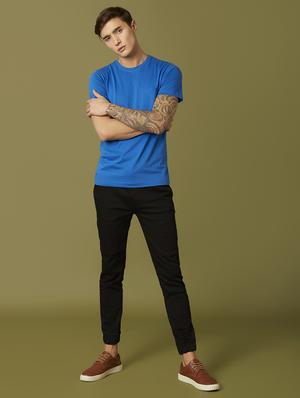 blue printed pocket t-shirt - 17750477 - Standard Image - 4