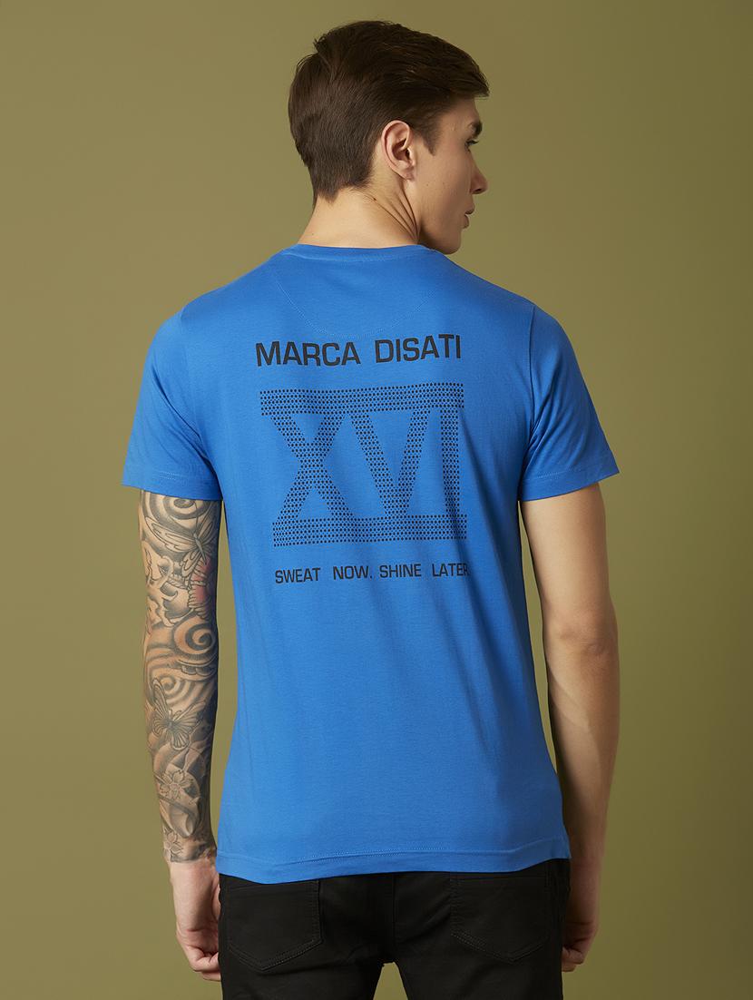 blue printed pocket t-shirt - 17750477 - Zoom Image - 3