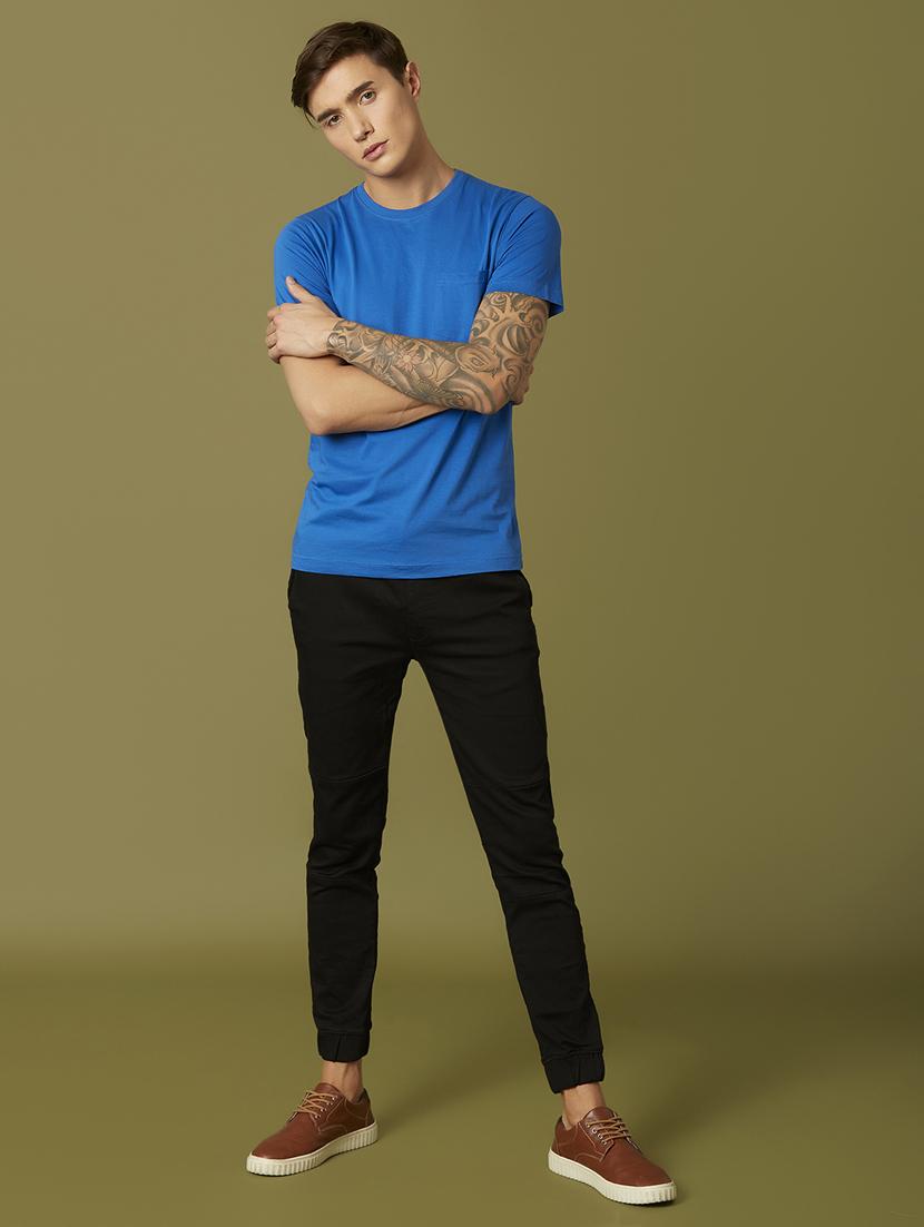 blue printed pocket t-shirt - 17750477 - Zoom Image - 4
