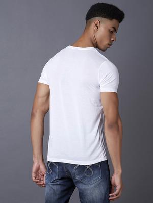 white printed t-shirt - 17750508 - Standard Image - 3