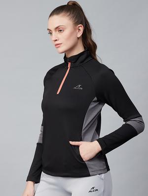 black polyester regular sweatshirt - 17750699 - Standard Image - 2