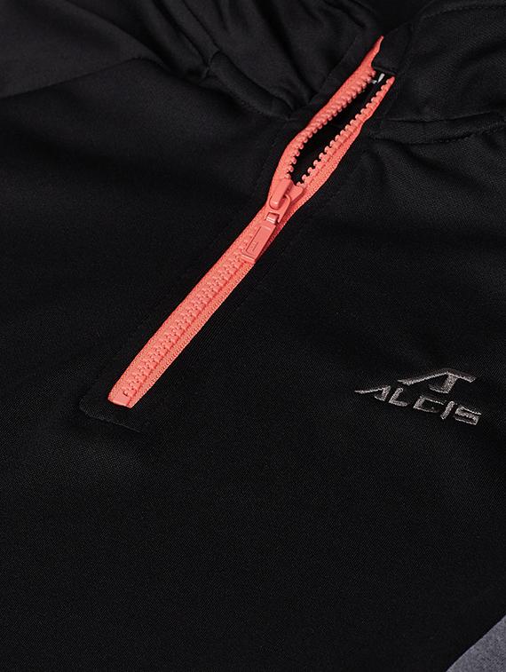 black polyester regular sweatshirt - 17750699 - Zoom Image - 5