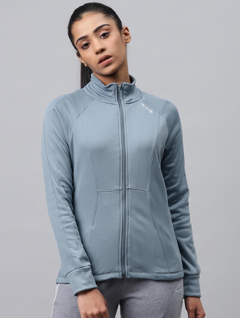 grey polyester regular sweatshirt - 17750702 - Zoom Image - 1