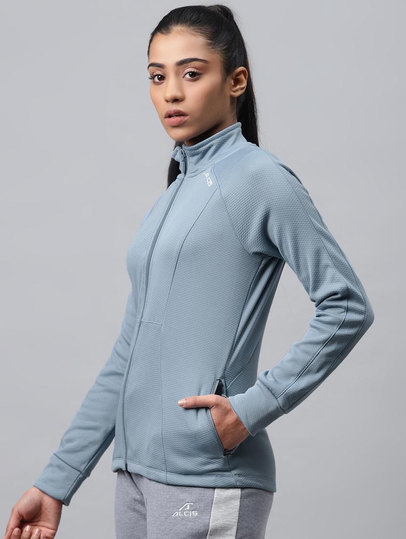 grey polyester regular sweatshirt - 17750702 - Zoom Image - 2