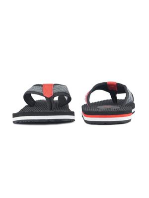 black fabric slip on flip flops - 17750752 - Standard Image - 5