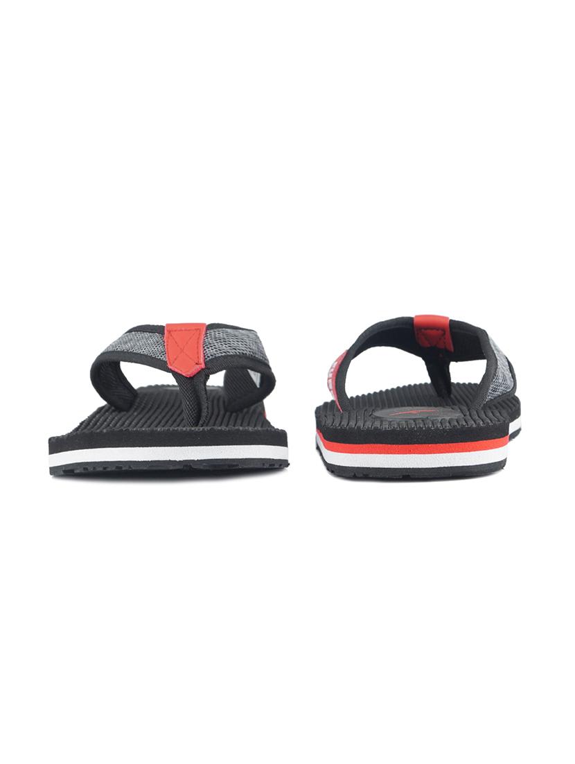 black fabric slip on flip flops - 17750752 - Zoom Image - 5