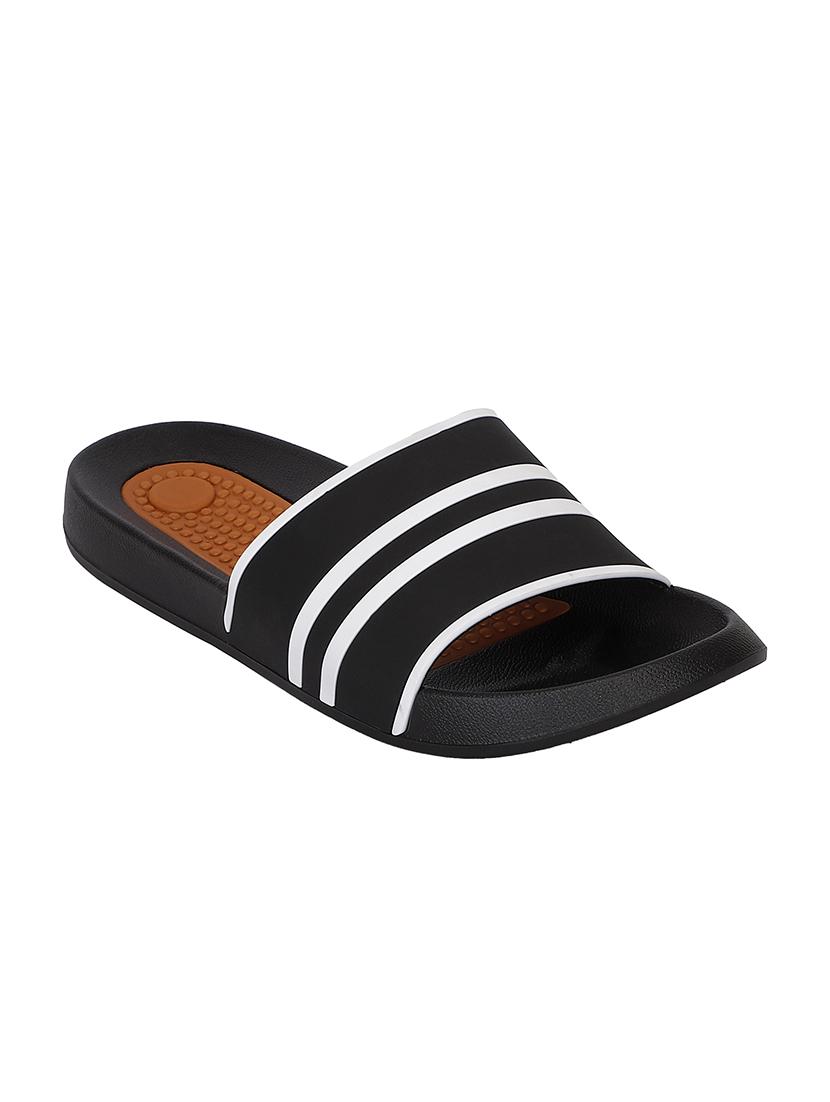 black slip on flip flops - 17750785 - Zoom Image - 1