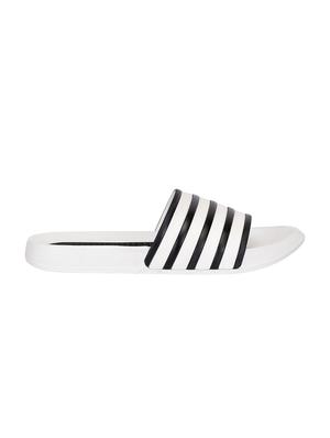 white pvc slip on flip flops - 17750789 - Standard Image - 2