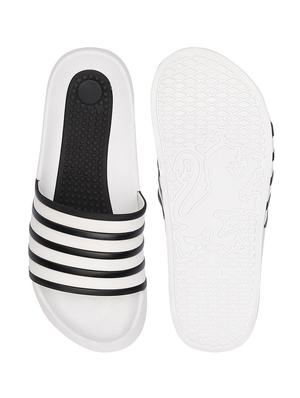 white pvc slip on flip flops - 17750789 - Standard Image - 5