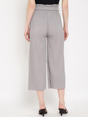 tie front relaxed fit palazzo - 17750797 - Standard Image - 3