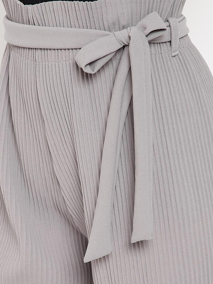 tie front relaxed fit palazzo - 17750797 - Zoom Image - 5