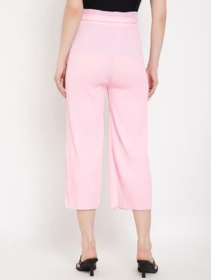 tie front relaxed fit palazzo - 17750798 - Standard Image - 3